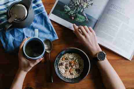 morning routine, healthy habits